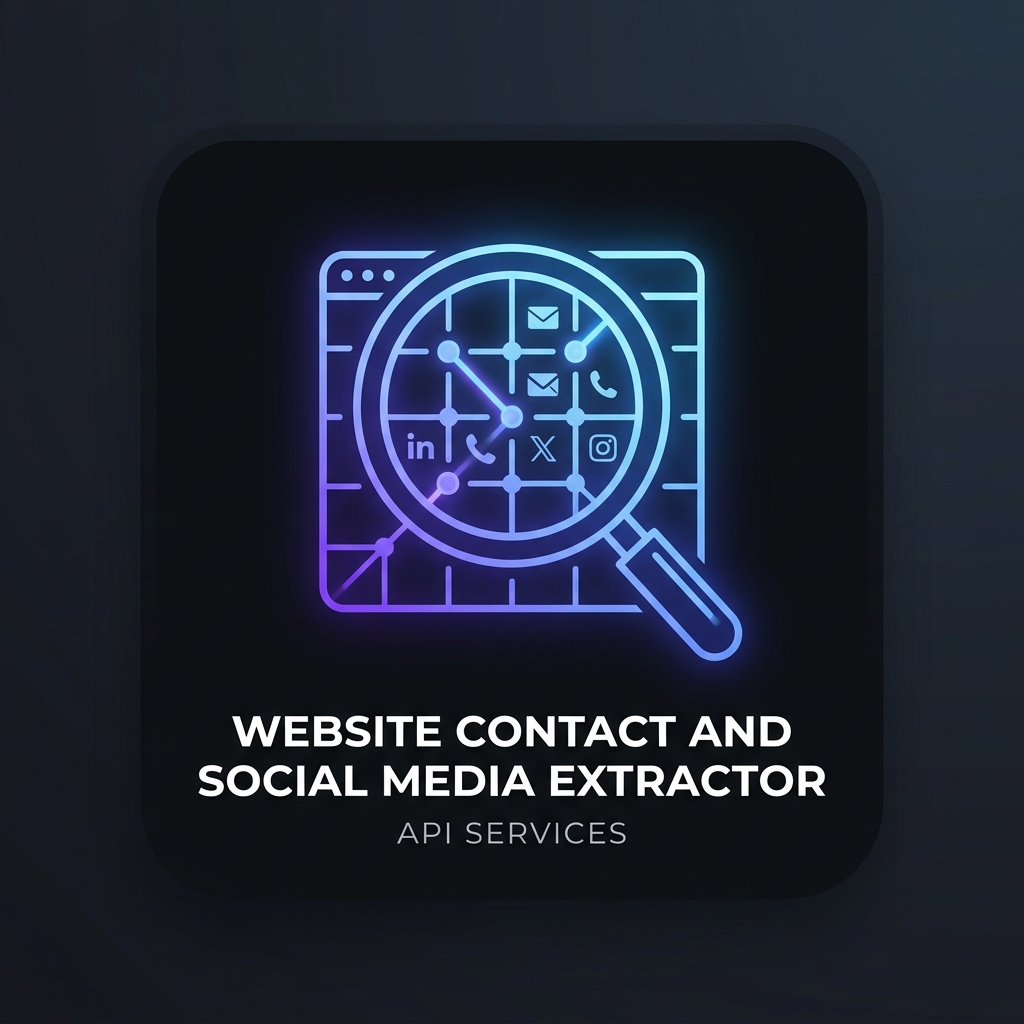 Website Contact and Social Media Extractor API